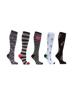 Stödstrumpor 4 mix 5-pack