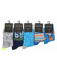 Barnstrumpor NEON 5-pack